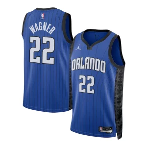Franz Wagner Orlando Magic Jordan Brand Unisex Swingman Eye - catching Jersey Statement Edition Blue Must - Have for Jerseys Lovers
