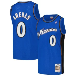 Gilbert Arenas Washington Premium Wizards 2004/05 Hardwood Classics Swingman Jersey Blue Perfect for Game Day