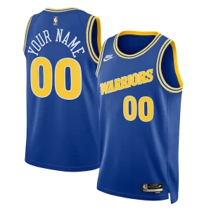 Golden State Chic Warriors Nike Unisex 2022/23 Custom Swingman Jersey Classic Edition Blue Ideal for Collectors