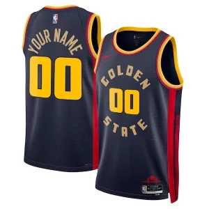 Golden State Unique Warriors Nike Unisex 2024/25 Custom Swingman Jersey City Edition Navy for Basketball Enthusiasts