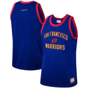 Golden State Warriors Hardwood Classics Team Heritage Chic Fashion Jersey Royal Must - Have for Jerseys Lovers