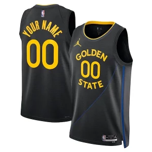 Golden State Warriors Jordan Brand Unisex 2024/25 Custom Swingman Jersey Elegant Statement Edition Black Must - Have for Jerseys Lovers