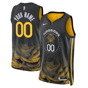 Golden State Warriors Nike Unisex 2022/23 Eye - catching Swingman Custom Jersey City Edition Black Ideal for Collectors