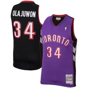 Hakeem Olajuwon Toronto Raptors Fabulous 2001/02 Hardwood Classics Swingman Jersey Purple for Basketball Enthusiasts