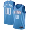 Houston Eye - catching Rockets Nike 2020/21 Swingman Custom Jersey Blue City Edition Great for Fans