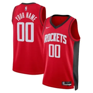 Houston Fabulous Rockets Nike Unisex Swingman Custom Jersey Red Icon Edition Great for Fans