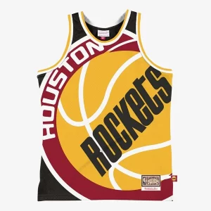 Houston Rockets Hardwood Classics Blown Out Chic Fashion Jersey Black Ideal for Collectors
