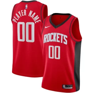 Houston Rockets Nike 2020/21 Swingman Custom Jersey Icon Eye - catching Edition Red for Basketball Enthusiasts