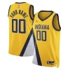 Indiana Pacers Jordan Brand Unisex 2022/23 Swingman Custom Jersey Trendy Statement Edition Yellow for Basketball Enthusiasts