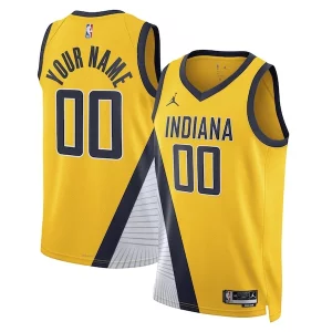 Indiana Pacers Jordan Brand Unisex 2022/23 Swingman Custom Jersey Trendy Statement Edition Yellow for Basketball Enthusiasts