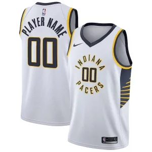 Indiana Pacers Nike 2020/21 Swingman Custom Fabulous Jersey Association Edition White Great for Fans
