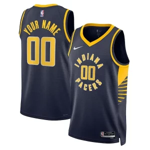 Indiana Pacers Nike Unique Unisex 2022/23 Swingman Custom Jersey Navy Icon Edition Ideal for Collectors