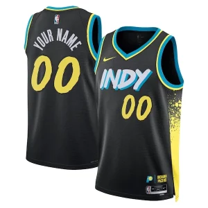 Indiana Pacers Nike Unisex Premium 2023/24 Custom Swingman Jersey Black City Edition Great for Fans