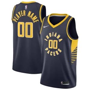 Indiana Unique Pacers Nike Swingman Custom Jersey Navy Icon Edition Great for Fans