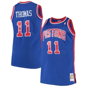 Isaiah Fabulous Thomas Detroit Pistons 1988/89 Big & Tall Hardwood Classics Swingman Jersey Royal for Basketball Enthusiasts