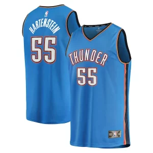 Isaiah Hartenstein Oklahoma City Thunder Youth Fast Break Replica Player Jersey Icon Edition Blue Eye - catching for Basketball Enthusiasts