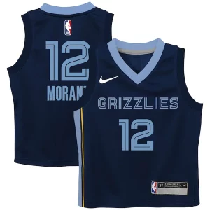 Ja Morant Memphis Grizzlies Nike Preschool Swingman Player Jersey Icon Elegant Edition Navy Ideal for Collectors