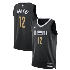 Ja Morant Memphis Grizzlies Nike Unisex 2023/24 Swingman Jersey Black Premium City Edition for Basketball Enthusiasts