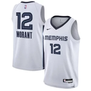 Ja Morant Memphis Grizzlies Nike Youth Swingman Jersey Association Edition Trendy White Great for Fans