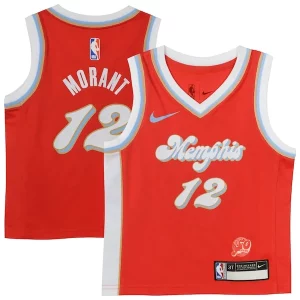 Ja Morant Memphis Grizzlies Stylish Nike Toddler 2024/25 Swingman Player Jersey City Edition Red Must - Have for Jerseys Lovers