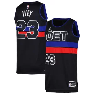 Jaden Ivey Detroit Pistons Jordan Brand Unisex Swingman Jersey Statement Chic Edition Black Great for Fans