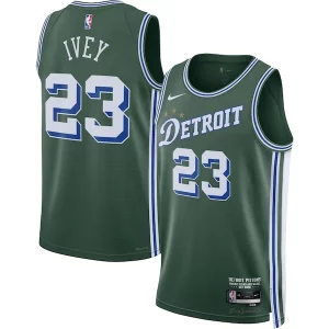 Jaden Ivey Detroit Pistons Nike Elegant 2022/23 Swingman Jersey City Edition Green Great for Fans
