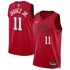 Jaime Jaquez Jr. Miami Heat Nike Unisex 2024/25 Swingman Player Jersey Elegant City Edition Red Must - Have for Jerseys Lovers