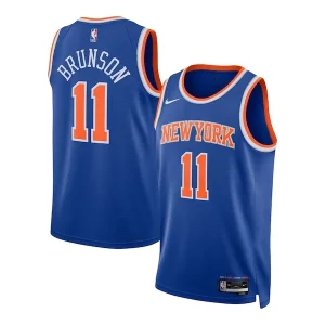 Jalen Brunson New Premium York Knicks Nike Unisex Swingman Jersey Icon Edition Blue Ideal for Collectors