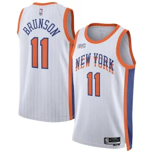Jalen Brunson New York Knicks Nike Unisex 2024/25 Swingman Player Jersey City Edition Gorgeous White Great for Fans