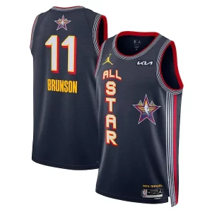Jalen Brunson Nike Unisex 2025 NBA All Star Game Swingman Player Premium Jersey Navy Must - Have for Jerseys Lovers