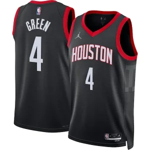 Jalen Green Houston Rockets Jordan Brand Stylish Unisex Swingman Jersey Statement Edition Black Perfect for Game Day
