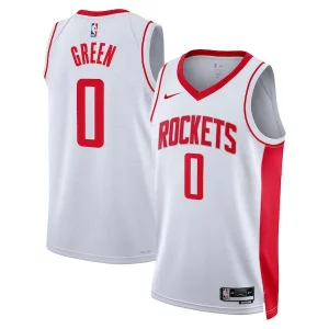 Jalen Green Houston Rockets Unique Nike Swingman Jersey Association Edition White Great for Fans