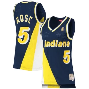 Jalen Rose Indiana Trendy Pacers Women's 1996/97 Hardwood Classics Swingman Jersey Navy Ideal for Collectors