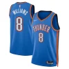 Jalen Williams Oklahoma Fabulous City Thunder Nike Unisex Swingman Replica Jersey Icon Edition Blue for Basketball Enthusiasts