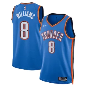 Jalen Williams Oklahoma Fabulous City Thunder Nike Unisex Swingman Replica Jersey Icon Edition Blue for Basketball Enthusiasts