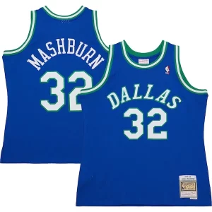 Jamal Mashburn Dallas Mavericks 2001/02 Hardwood Unique Classics Swingman Jersey Blue Great for Fans