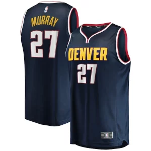 Jamal Murray Eye - catching Denver Nuggets 2019/20 Fast Break Replica Player Jersey Icon Edition Navy Must - Have for Jerseys Lovers