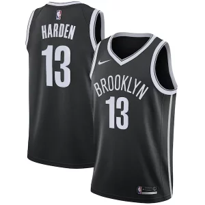 James Harden Brooklyn Nets Nike 2020/21 Swingman Jersey Stylish Black Icon Edition Great for Fans