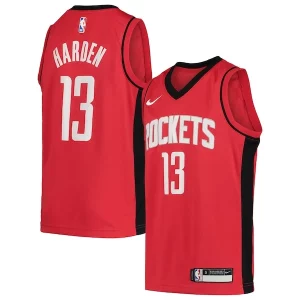 James Harden Houston Rockets Nike Youth Team Swingman Jersey Icon Edition Chic Red Ideal for Collectors