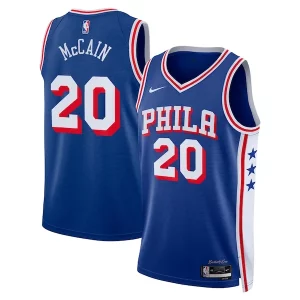 Jared McCain Philadelphia 76ers Nike Swingman Jersey Gorgeous Icon Edition Royal for Basketball Enthusiasts