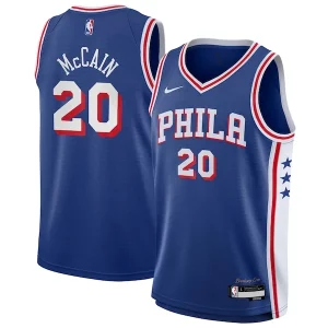 Jared McCain Philadelphia 76ers Nike Youth Unique Swingman Jersey Icon Edition Royal Must - Have for Jerseys Lovers