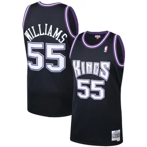 Jason Eye - catching Williams Sacramento Kings 2000/01 Hardwood Classics Swingman Jersey Black for Basketball Enthusiasts