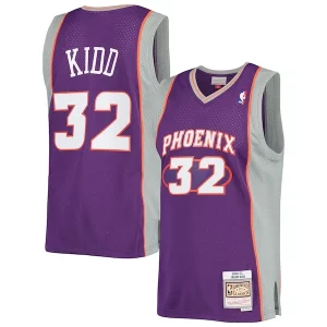 Jason Kidd Phoenix Suns Big & Tall Hardwood Premium Classics 2000/01 Swingman Jersey Purple Perfect for Game Day