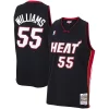Jason Williams Elegant Miami Heat 2005/06 Hardwood Classics Swingman Jersey Black Ideal for Collectors