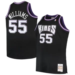 Jason Williams Sacramento Kings Big & Unique Tall 2000/01 Hardwood Classics Swingman Jersey Black for Basketball Enthusiasts