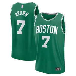 Jaylen Brown Boston Celtics Fast Break Replica Player Jersey Icon Edition Premium Kelly Green Perfect for Game Day