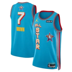 Jaylen Brown Nike Unisex 2025 NBA All Star Game Swingman Player Jersey Fabulous Light Blue for Basketball Enthusiasts