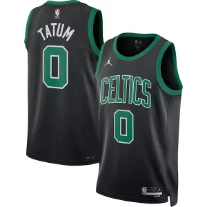 Jayson Tatum Boston Celtics Jordan Brand Unisex Swingman Jersey Statement Edition Black Trendy Must - Have for Jerseys Lovers