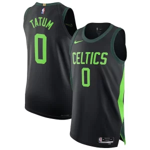 Jayson Tatum Boston Celtics Nike Unique 2024/25 Authentic Player Jersey City Edition Black for Basketball Enthusiasts