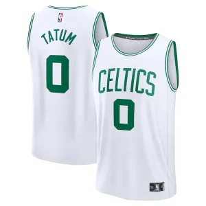 Jayson Trendy Tatum Boston Celtics Youth Fast Break Replica Player Jersey Association Edition White for Basketball Enthusiasts